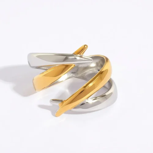 anillo lineas multicolor