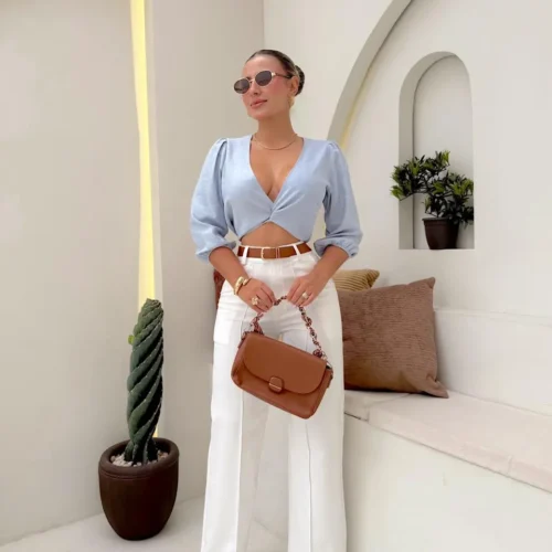 blusas ailen celeste