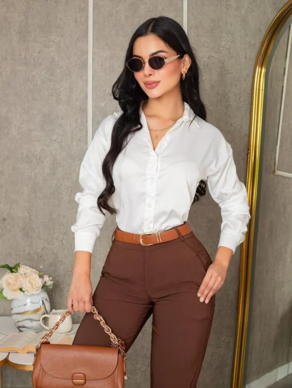 Blusa Yazmin Marfil Boutique Loeva