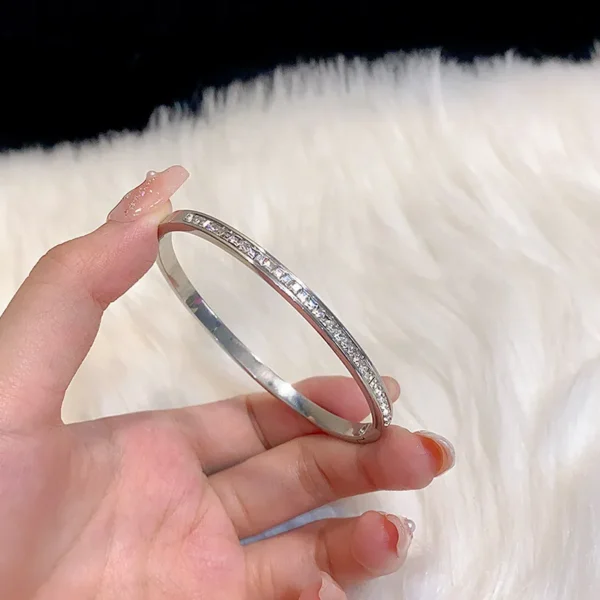 pulsera plateada 1 linea