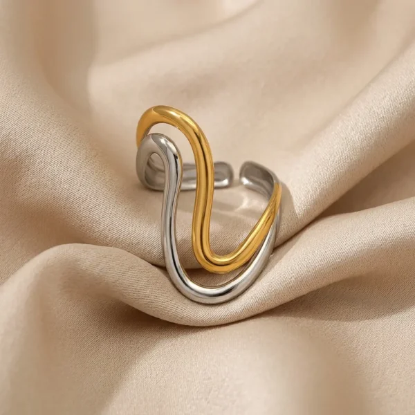 Anillo Ajustable Curves