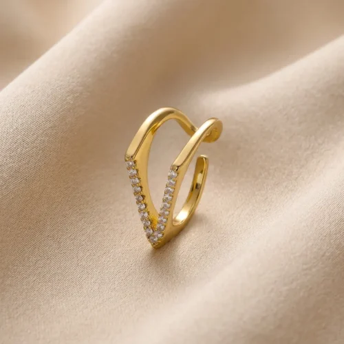 Anillo V Joyeria Loeva