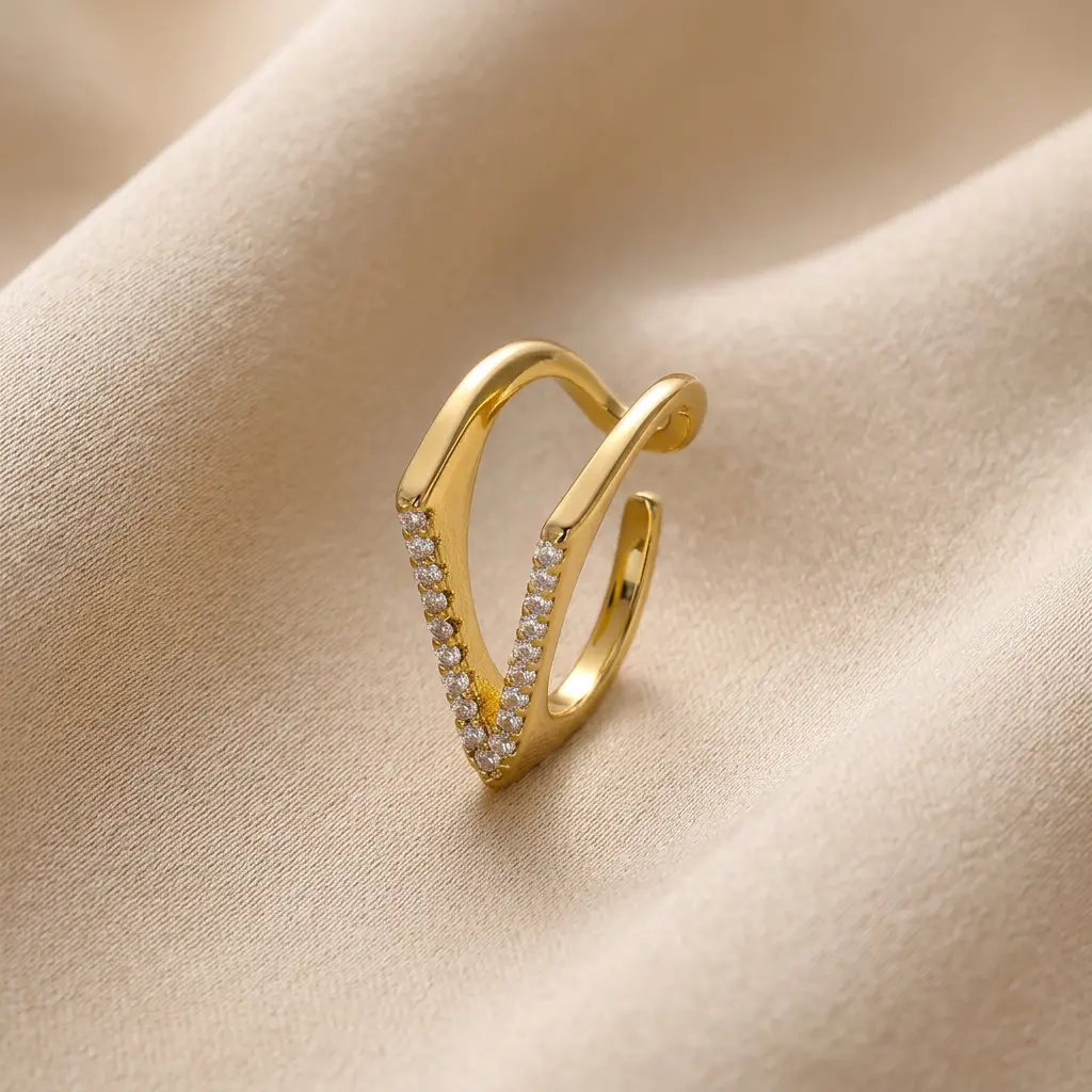 Anillo V Joyeria Loeva