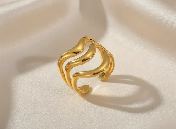 Anillo Ajustable Waves