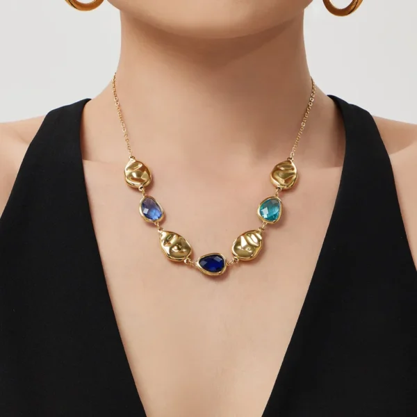 Collar Aquamarine